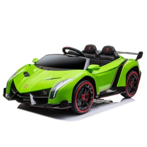 Elektrické autíčko Lamborghini Venno LCD MP4 4x4 zelené