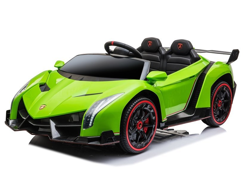 Elektrické autíčko Lamborghini Venno LCD MP4 4x4 zelené