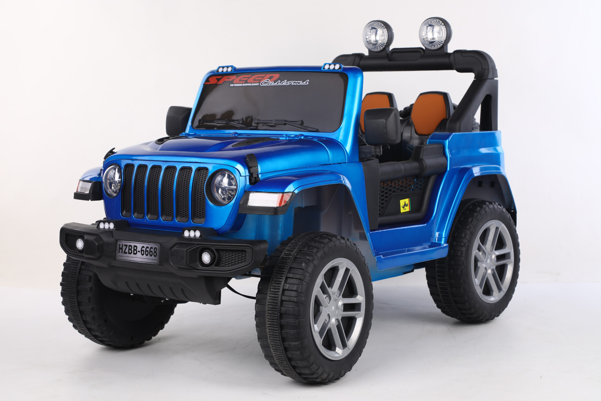 Elektrické autíčko SPEED 2.0 - 4x4 modré | 180W | EVA | LED | 2