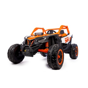 Elektrické autíčko Buggy Bumper 66 oranžové | 24V | 4x200W | EVA | LED | 2
