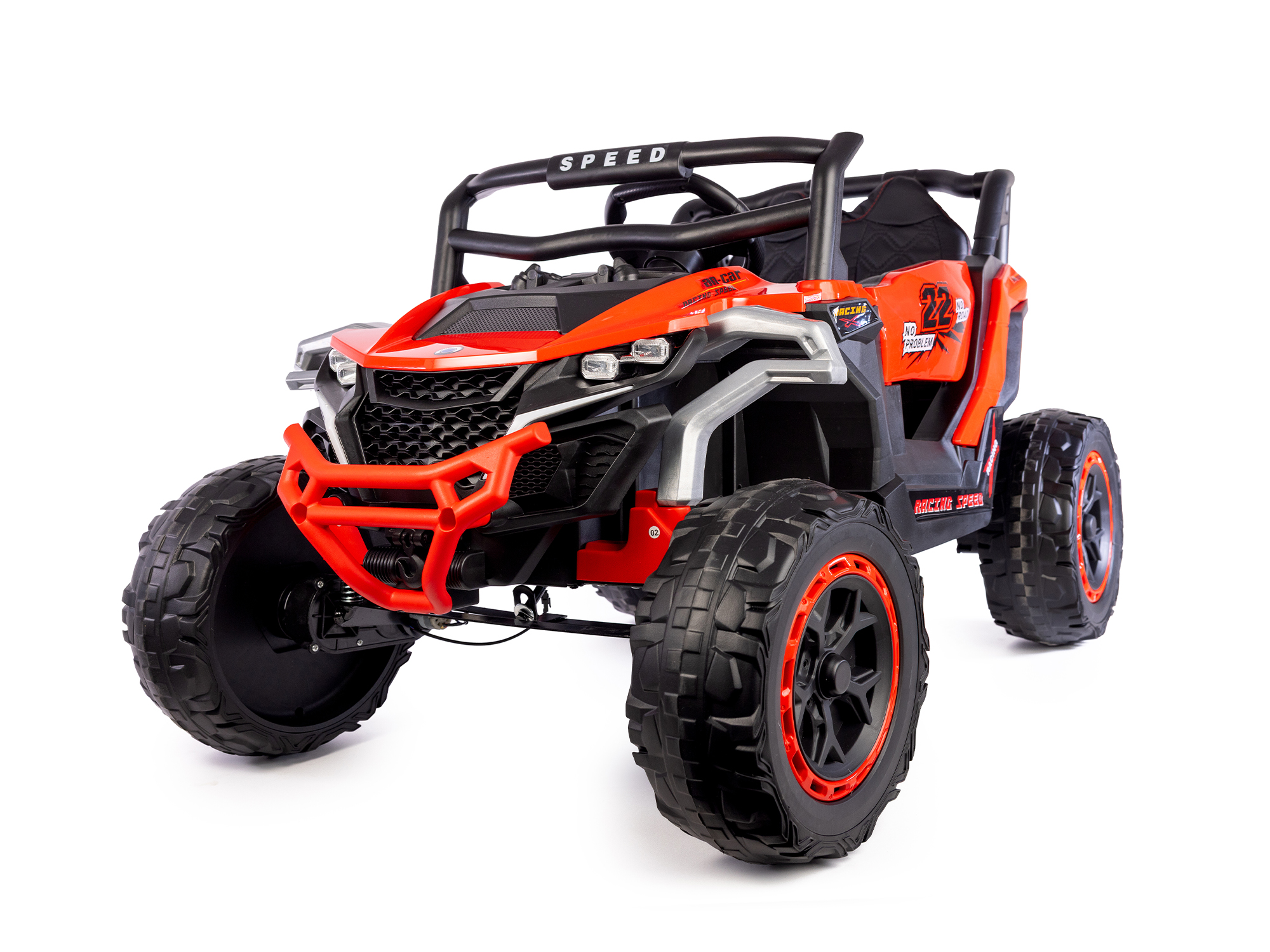 Elektrické autíčko Buggy Racing Speed 22 červené | 4x4 | 12V10Ah | 180W | EVA | LED | 2