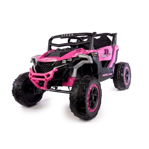 Elektrické autíčko Buggy Racing Speed 22 růžové | 4x4 | 12V10Ah | 180W | EVA | LED | 2