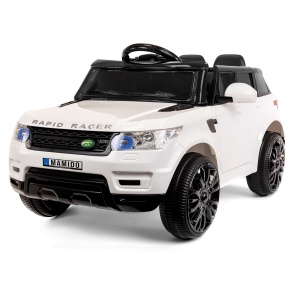 Elektrické autíčko Land Rapid Racer bílé - Rozbaleno - S-HL1638-WHITE