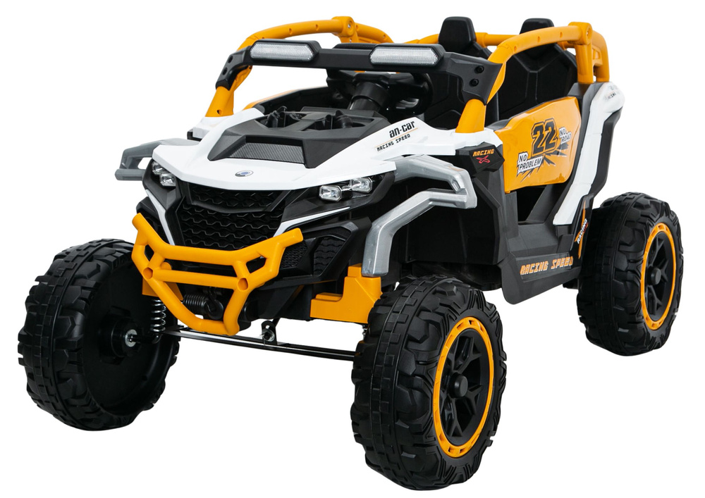 Elektrické autíčko Buggy M3 4x4 žluto-bílé