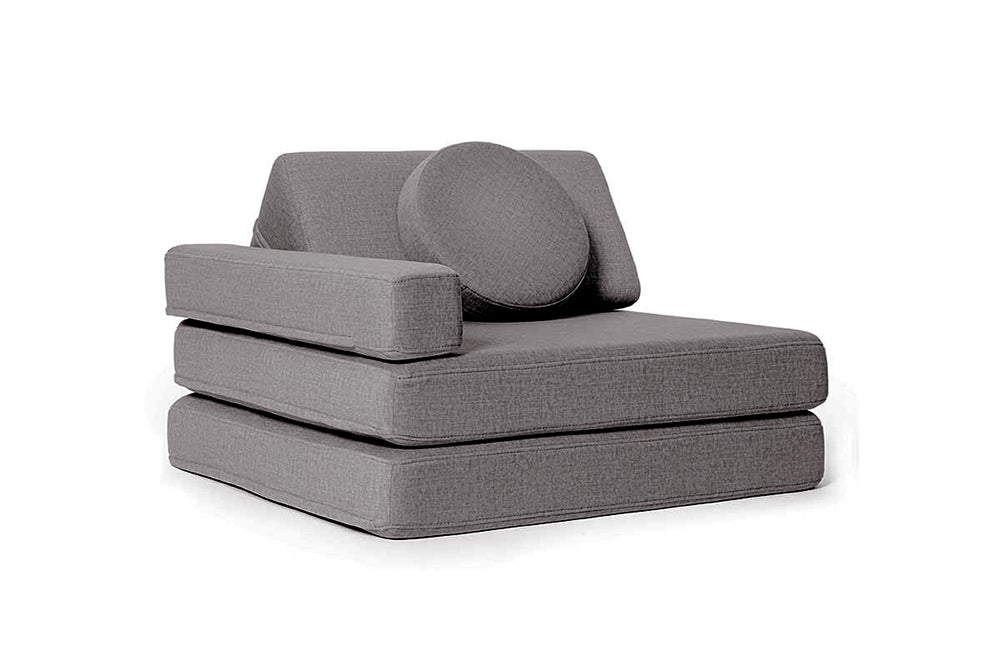 SHAPPY Dětské rozkládací pěnové křeslo SHAPPY ORIGINAL Barva: Dark Grey
