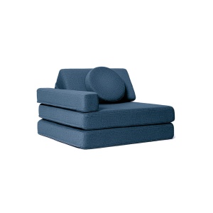 SHAPPY Dětské rozkládací pěnové křeslo SHAPPY ORIGINAL Barva: Navy Blue