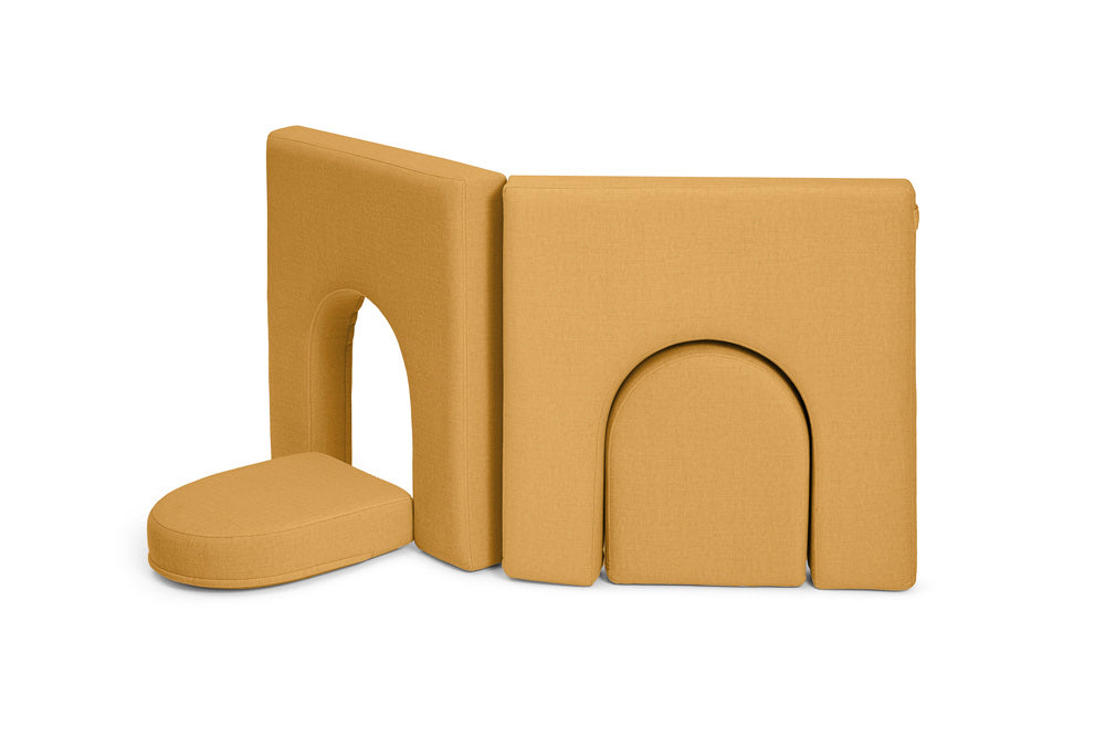 SHAPPY Dětské pěnové oblouky k sestavě SHAPPY ORIGINAL Barva: Mustard