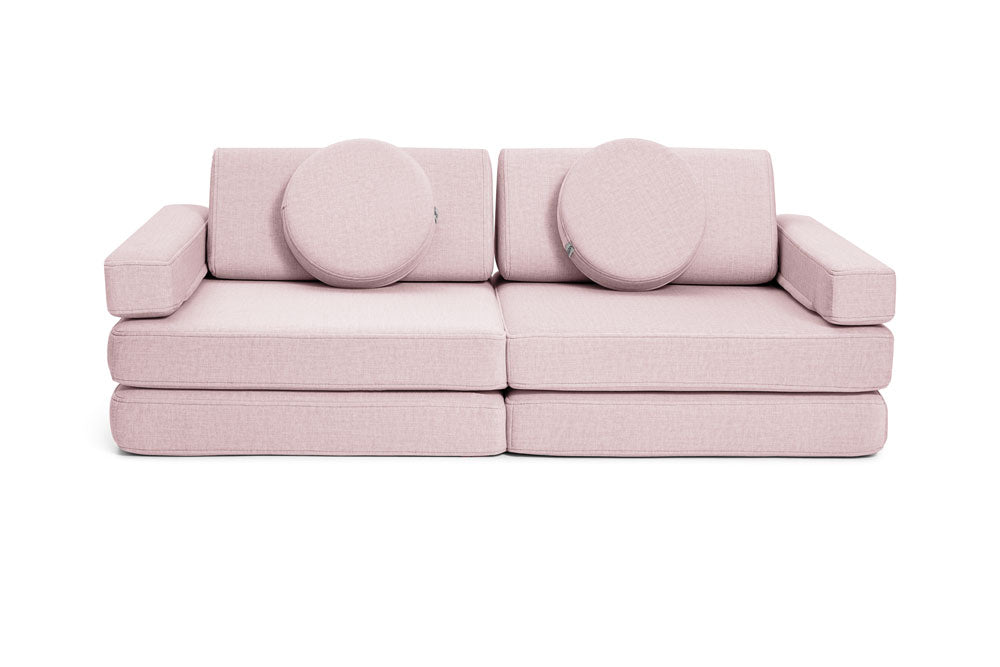 SHAPPY Dětská rozkládací pěnová pohovka SHAPPY PLAY mini Barva: Soft Pink