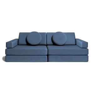SHAPPY Dětská rozkládací pěnová pohovka SHAPPY PLAY Barva: Navy Blue