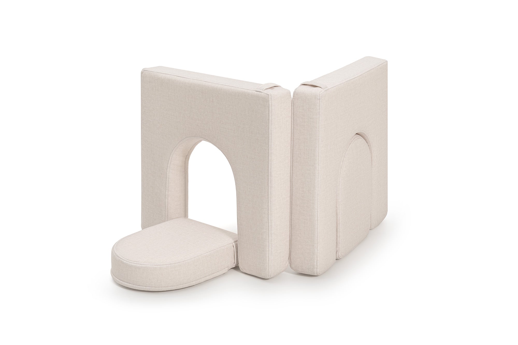 SHAPPY Dětské pěnové oblouky k sestavě SHAPPY ORIGINAL mini Barva: Soft Beige