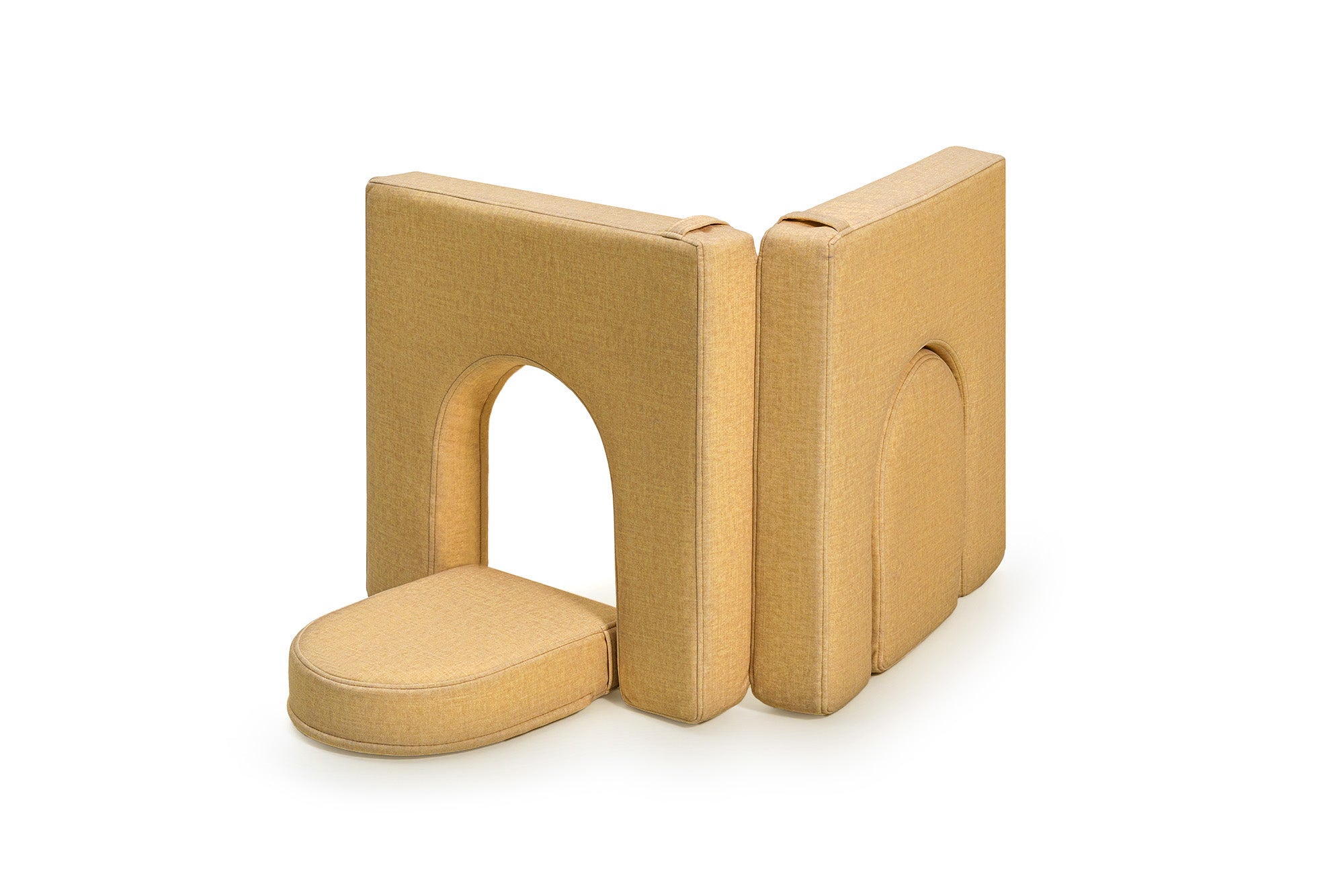 SHAPPY Dětské pěnové oblouky k sestavě SHAPPY ORIGINAL mini Barva: Mustard