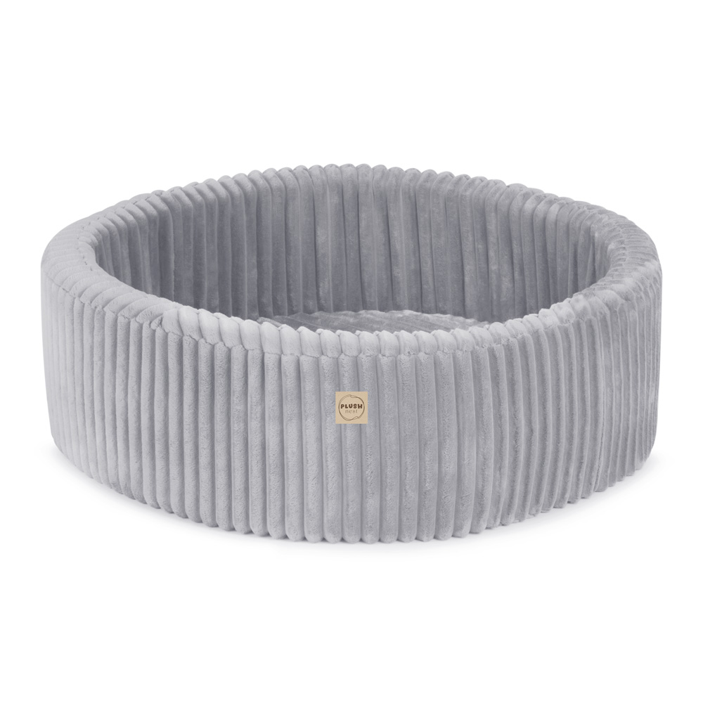 PLUSH NEST PLUSH NEST Suchý bazén kulatý Puffy Lamell (šedý) Ø 90 × 30 cm