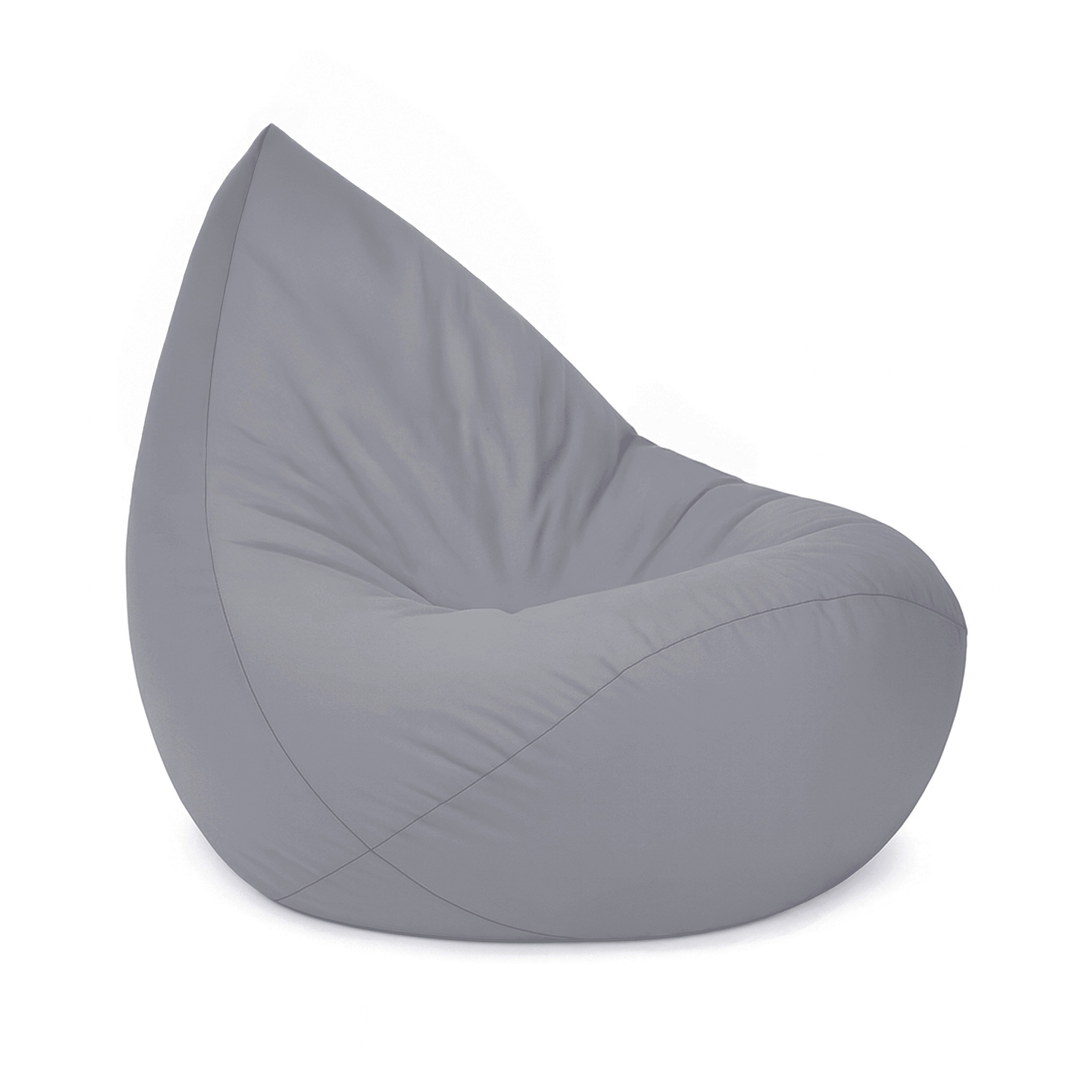 PLUSH NEST PLUSH NEST Venkovní voděodolný sedací vak Sako šedý (velikost S)