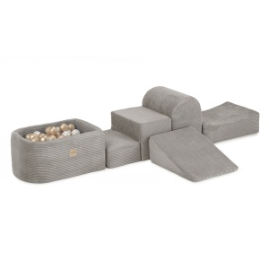PLUSH NEST PLUSH NEST Mini hřiště s bazénem a 100 míčky