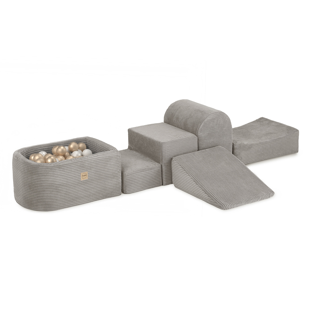 PLUSH NEST PLUSH NEST Mini hřiště s bazénem a 100 míčky