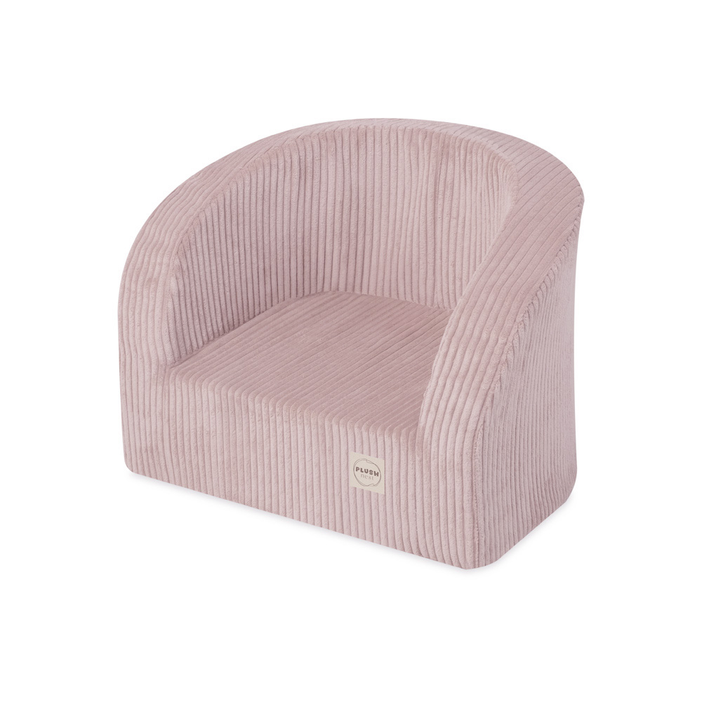 PLUSH NEST PLUSH NEST Dětské křesílko světle růžové