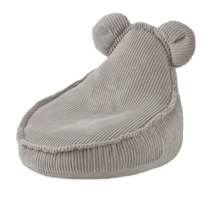 PLUSH NEST PLUSH NEST Dětské křesílko Huggy Bear Manšestr 68 × 45 cm béžové