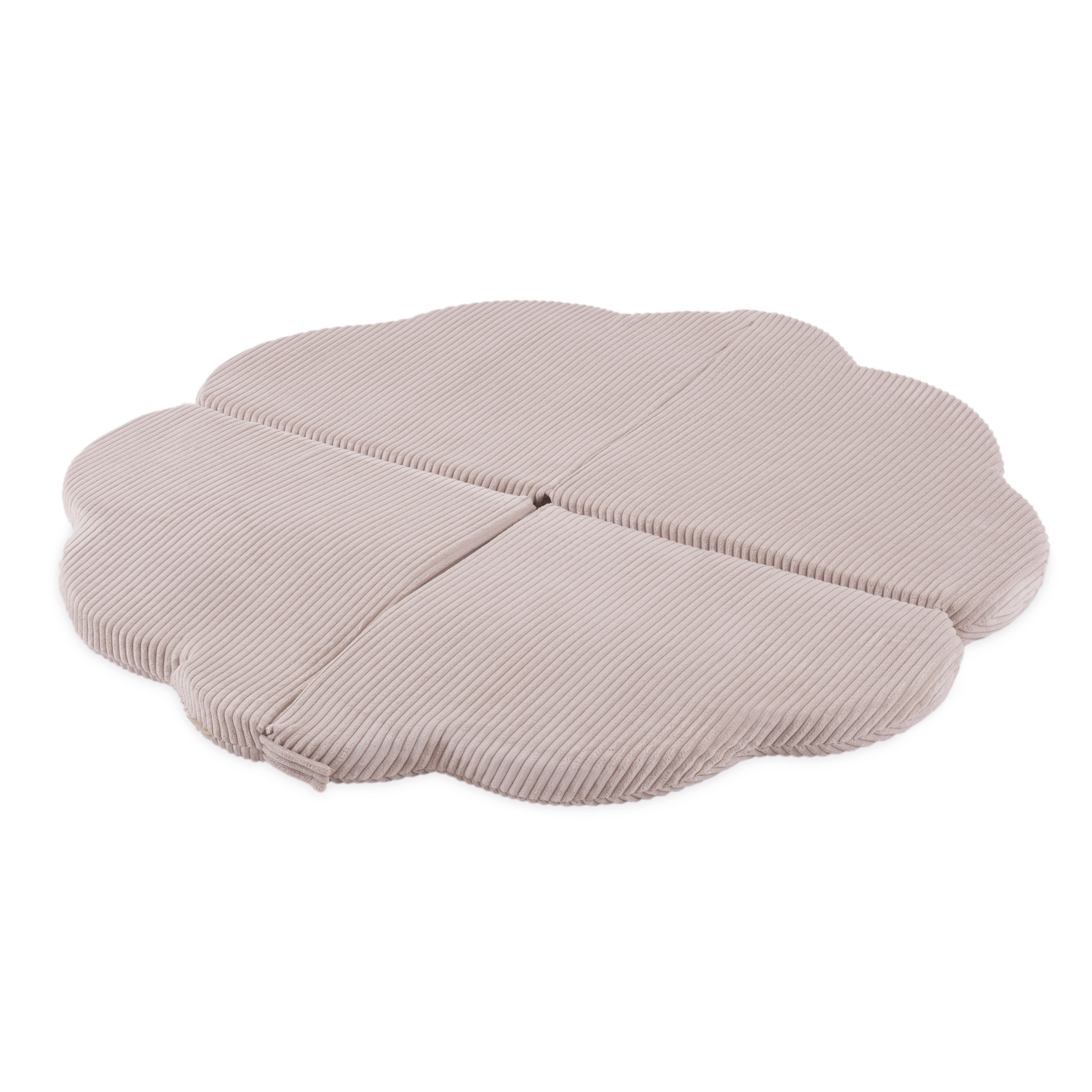 PLUSH NEST PLUSH NEST Plyšová hrací podložka ve tvaru květu 115 × 115 × 5 cm