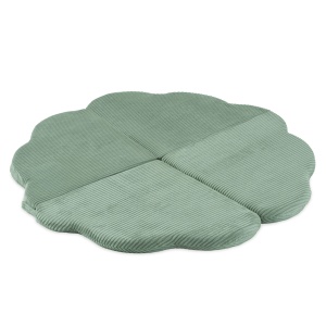 PLUSH NEST PLUSH NEST Plyšová hrací podložka ve tvaru květu 115 × 115 × 5 cm prémiový manšestr