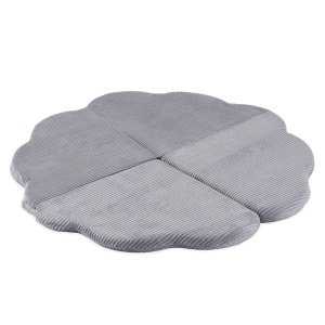 PLUSH NEST PLUSH NEST Plyšová hrací podložka ve tvaru květu 115 × 115 × 5 cm