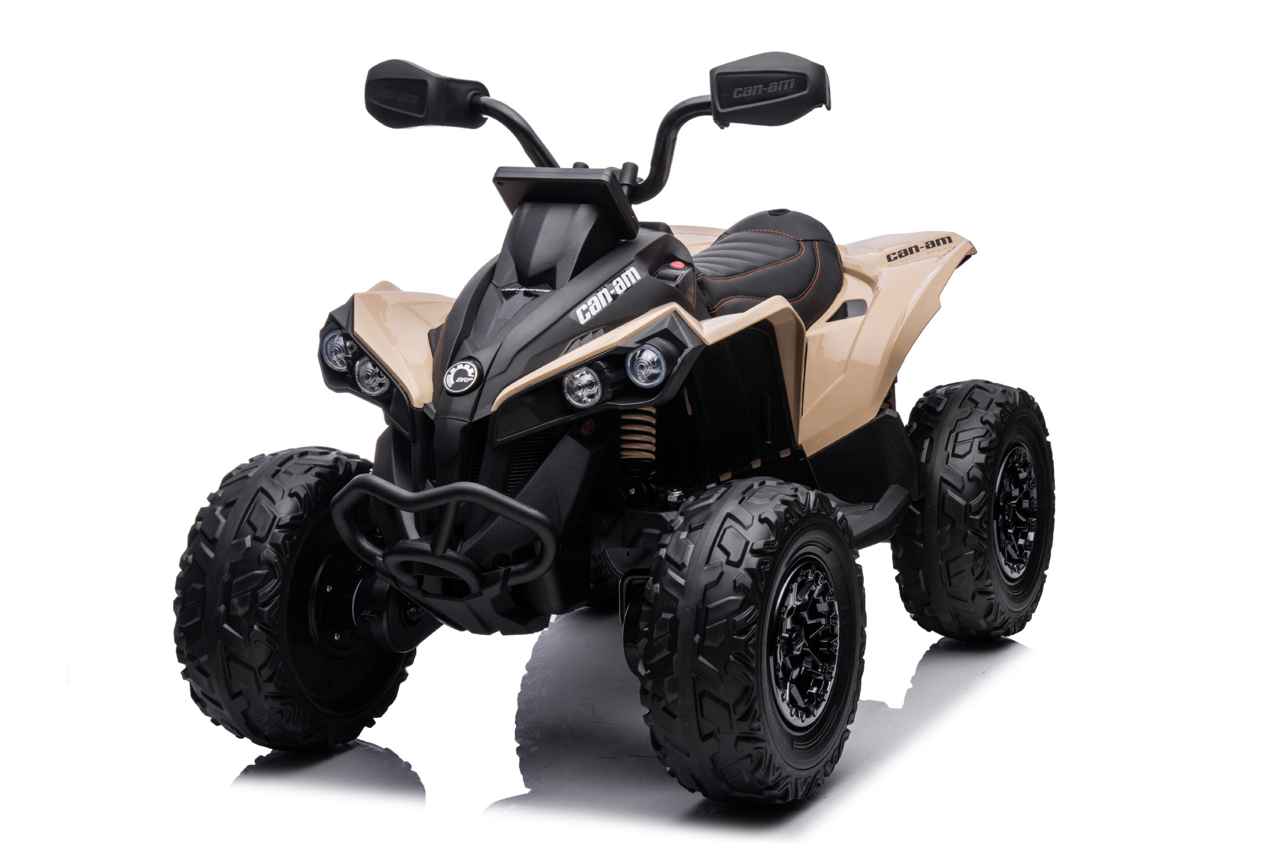 Dětská elektrická čtyřkolka Can-Am Renegade | R/C | 180W | 4x4 | 12V14Ah | EVA béžová