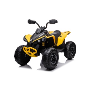 Dětská elektrická čtyřkolka Can-Am Renegade | R/C | 180W | 4x4 | 12V14Ah | EVA žluté