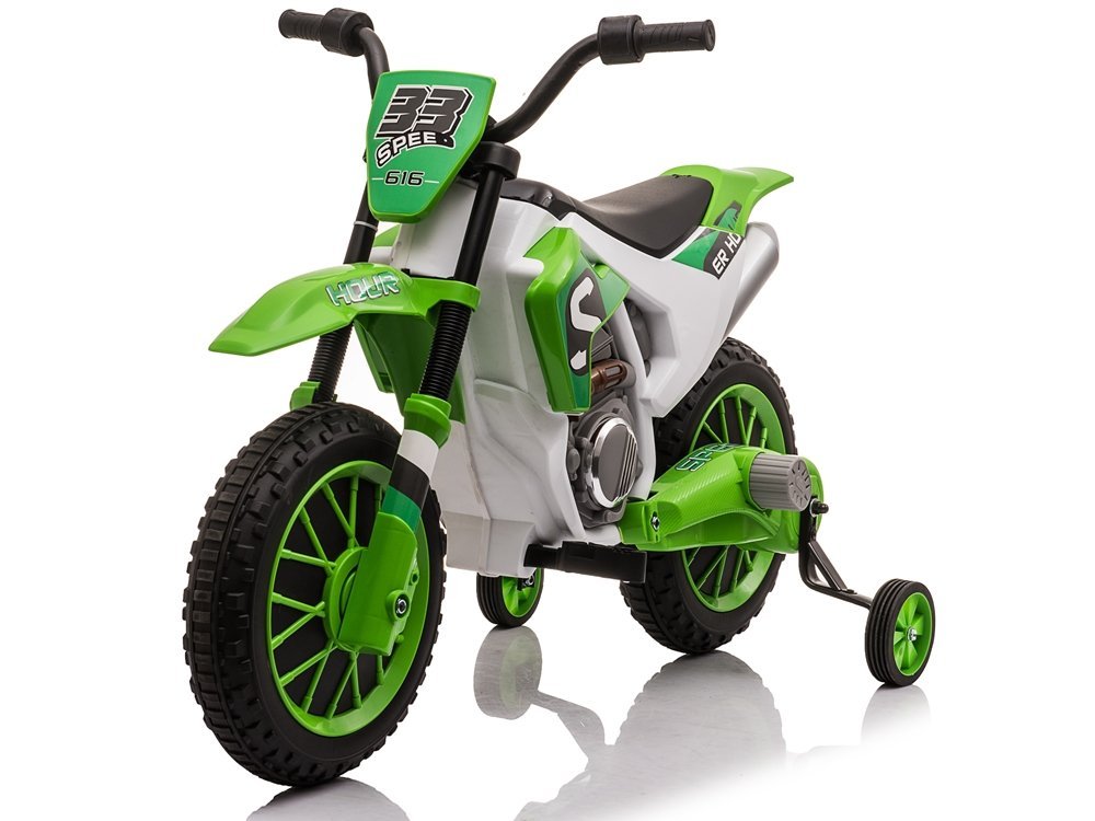 Dětská elektrická motorka XMX616 zelená | EVA kola | 12V 7Ah