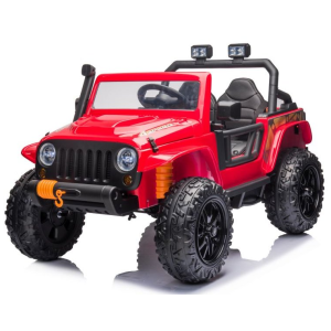 Elektrické autíčko Jeep 4Speed 4x45W červené - Použito - S-XB1118-RED