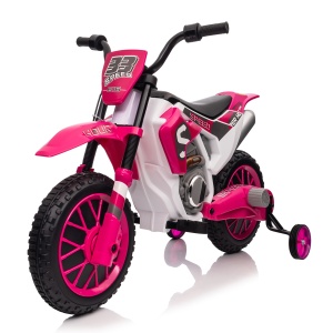 Dětská elektrická motorka XMX616 růžová | EVA kola | 12V 7Ah