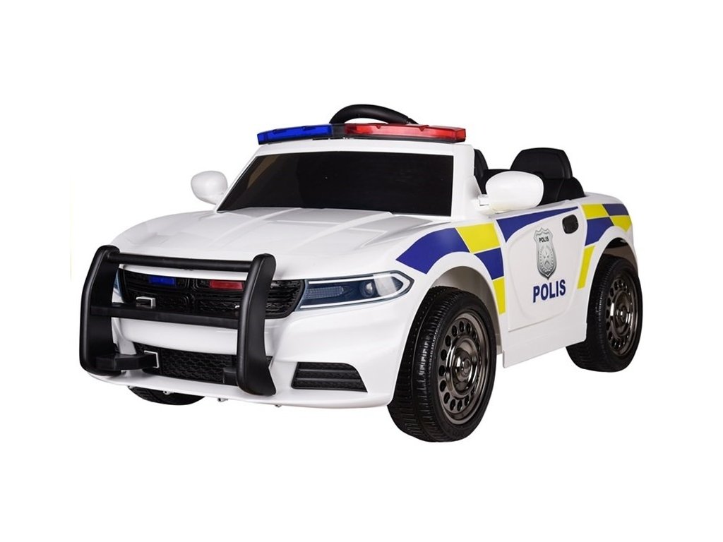Elektrické autíčko Policie USA bílé JC-666