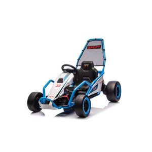 Elektrická driftovací motokára TORNADO 2x150W 24V modrá