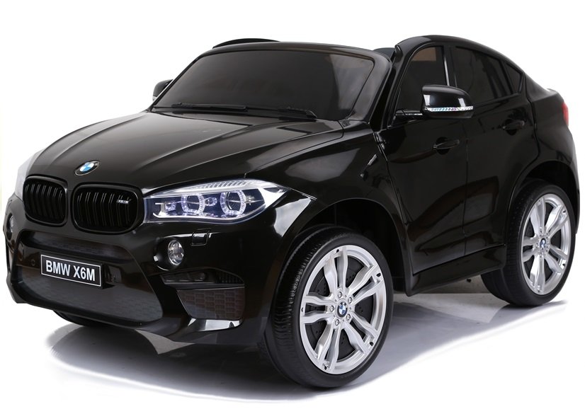 Elektrické autíčko BMW X6 M dvoumístné XXL černé