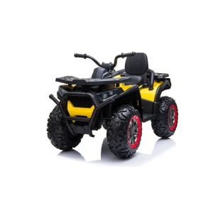 Dětská elektrická čtyřkolka 4x4 žlutá