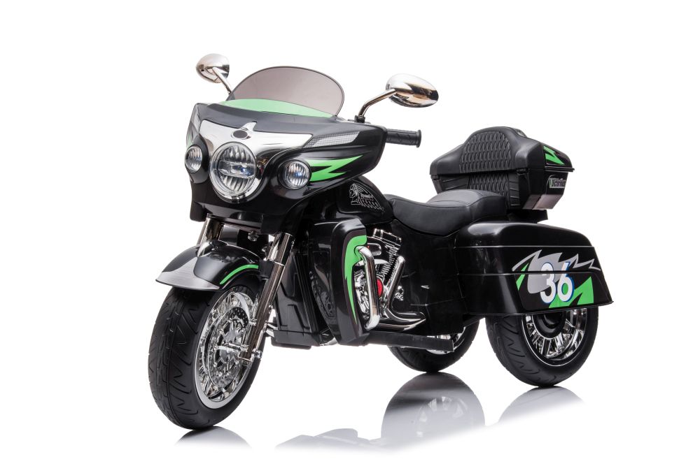 Dětská elektrická motorka Goldwing černá