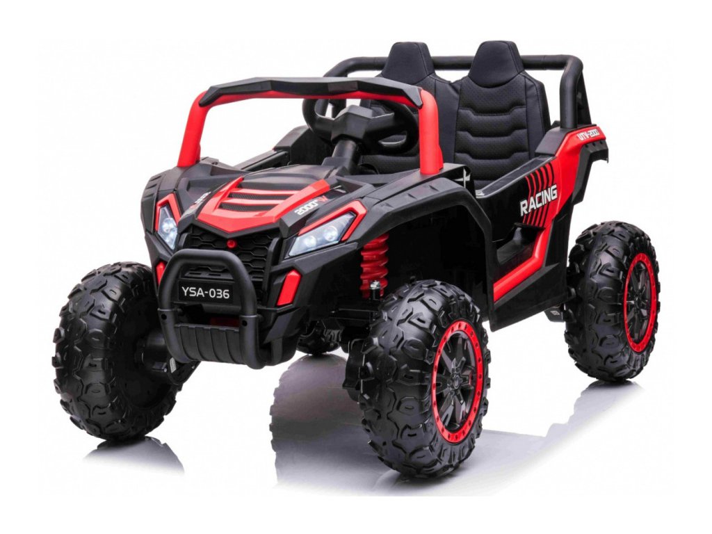 Elektrické autíčko Buggy UTV Racing 4x4 12V10Ah 180W červené