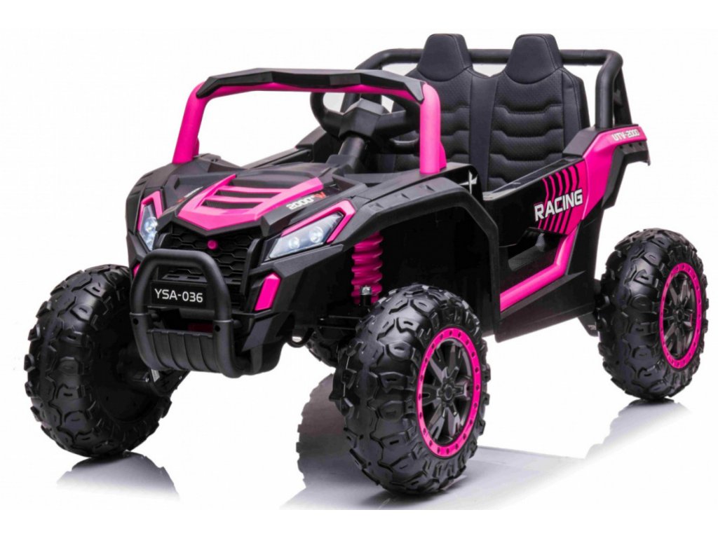 Elektrické autíčko Buggy UTV Racing 4x4 12V10Ah 180W růžové