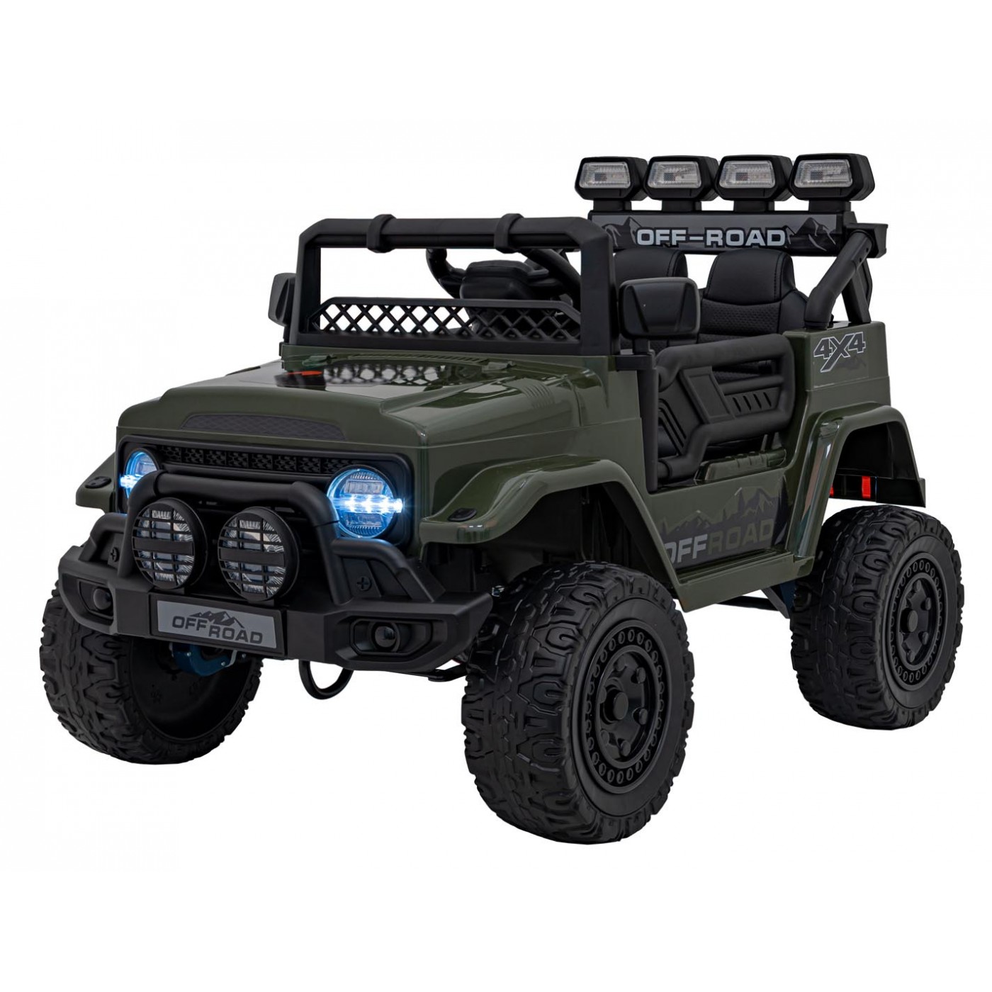 Elektrické autíčko Off-Road Climber 4x4 zelené