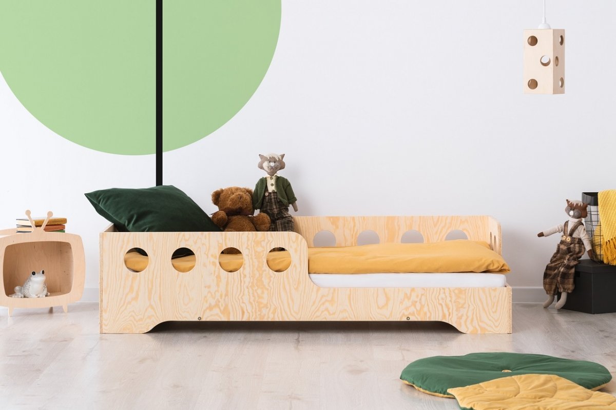 ADEKO KIKI 5 - P Dětská dřevěná postel ADEKO Rozměr: 90 x 140 cm