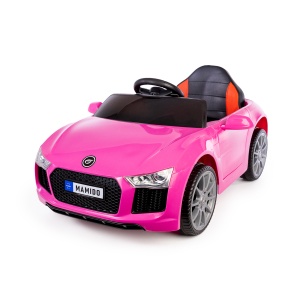 Elektrické autíčko Fast Wing eko-kůže růžové