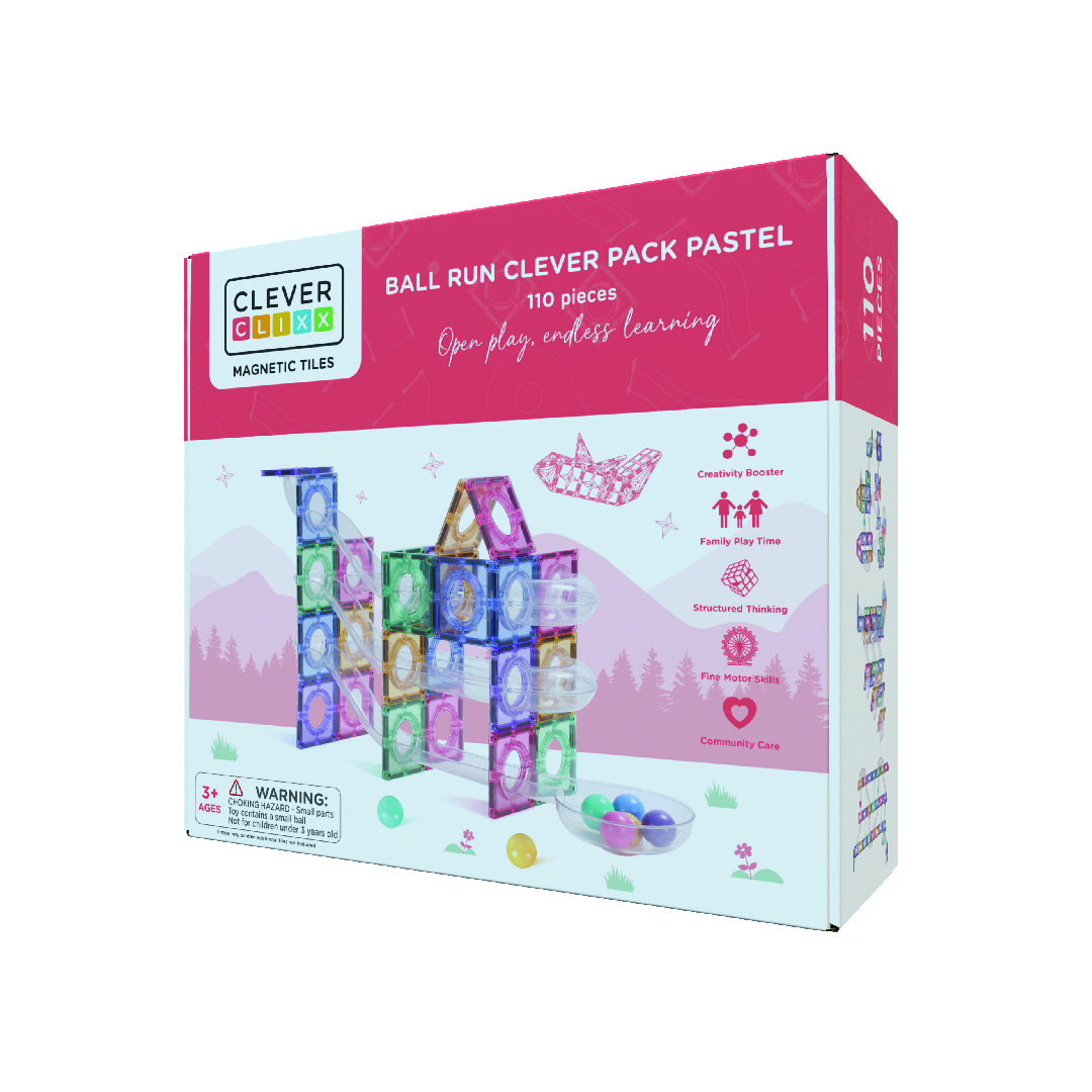 Cleverclixx - Kuličková Dráha Ball Run Pastel 110