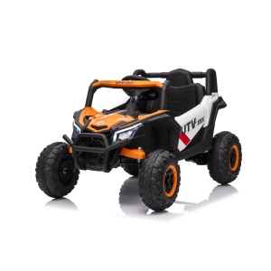 Elektrické autíčko Buggy Madman bílé | UTV-MX 4x4 | EVA kola | 12V 10Ah | EKO kůže