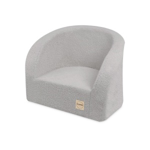 PLUSH NEST PLUSH NEST Dětské sedátko Šedý beránek