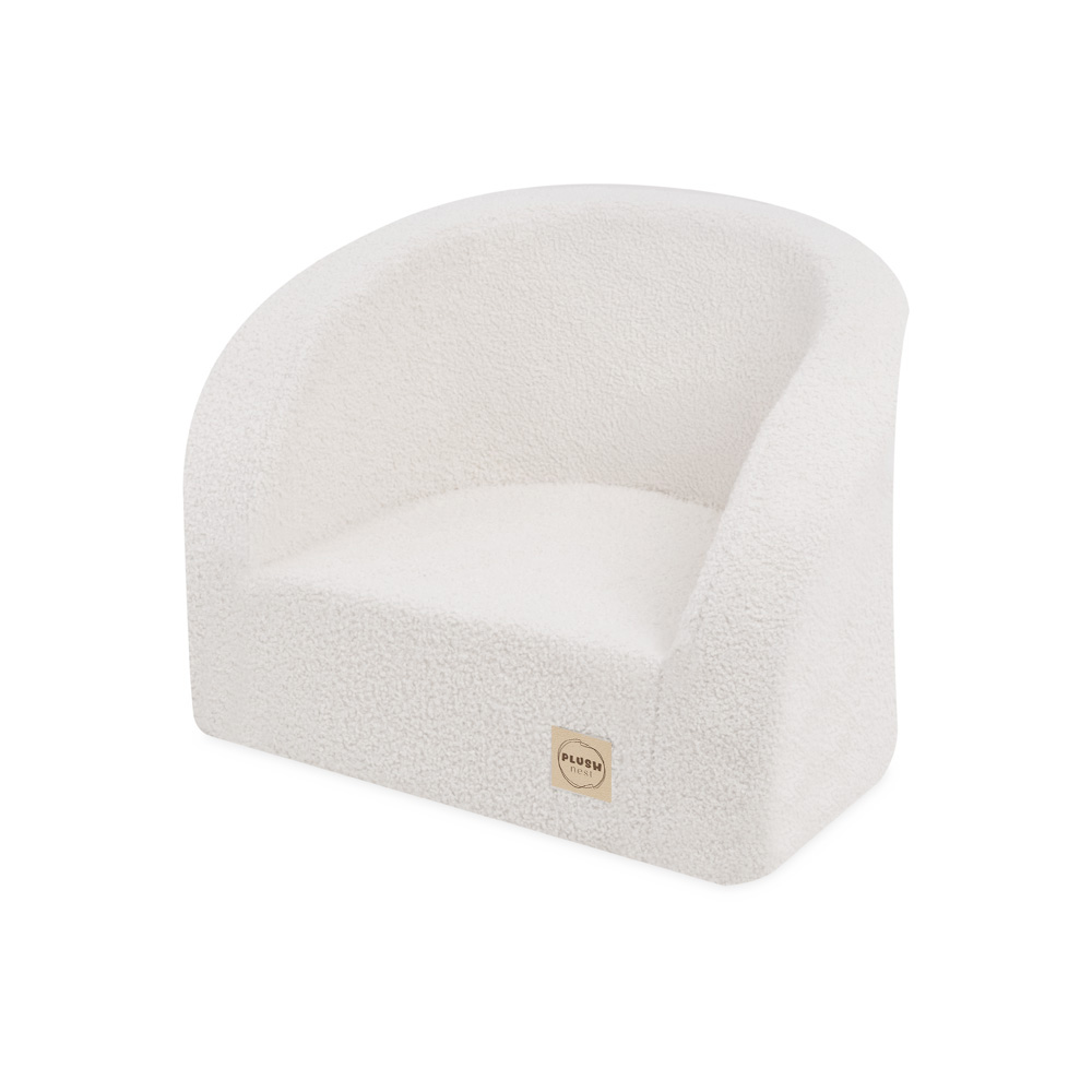 PLUSH NEST PLUSH NEST Dětské sedátko Krémový beránek