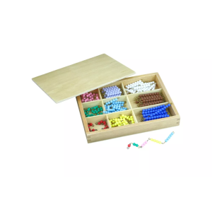 Moyo Montessori Moyo Montessori Korálky k Barevné tabuli pro násobení víceciferným činitelem