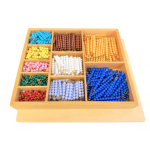 Moyo Montessori Moyo Montessori Korálková krabice - barevné schody (1-10)