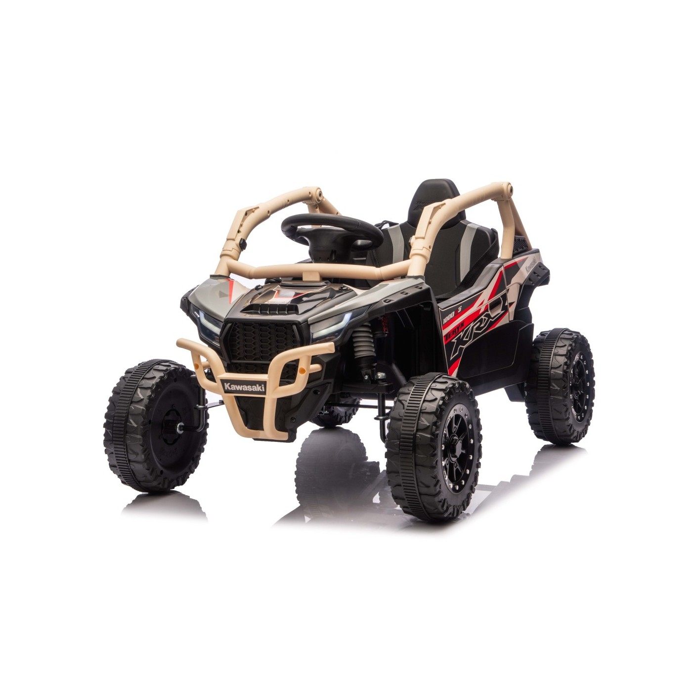 Dětské elektrické autíčko Buggy Kawasaki TERYX KRX1000 24V béžové