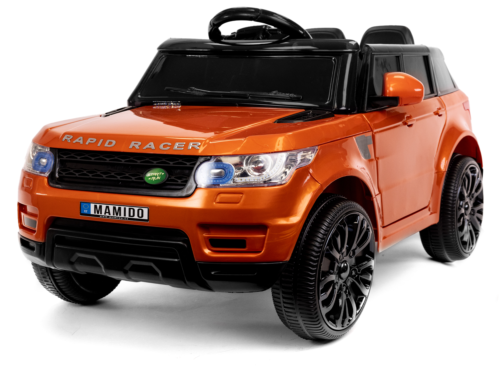 Elektrické autíčko Land Rapid Racer oranžový