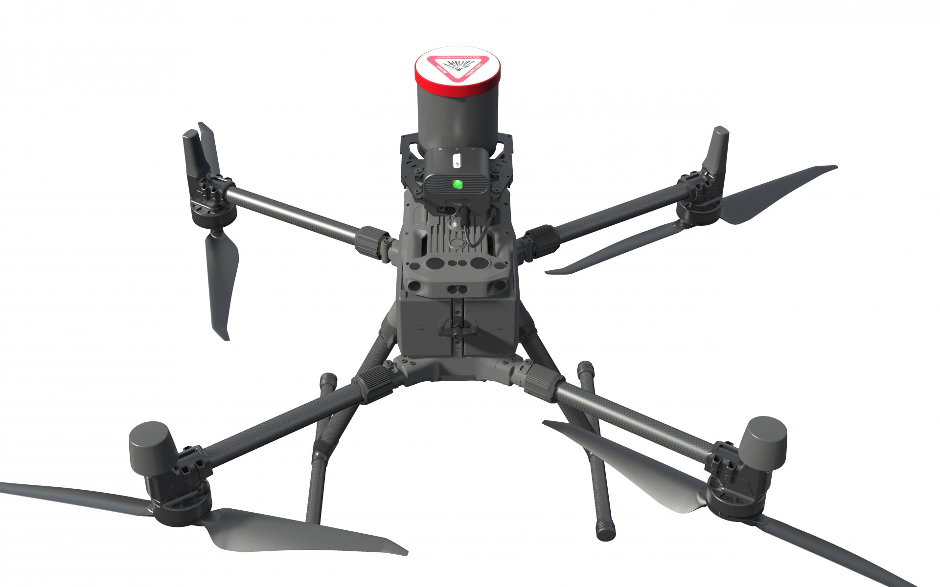 Bezpečnostn&iacute; syst&eacute;m ParaZero SafeAir M-350 Pro na dron DJI Matrice 350 RTK PS350001