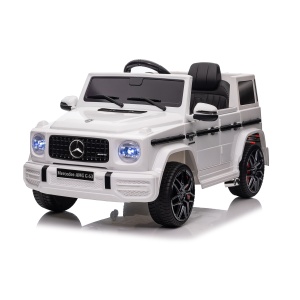 Dětské elektrické autíčko Mercedes Benz G63 cabrio EVA kola bílé