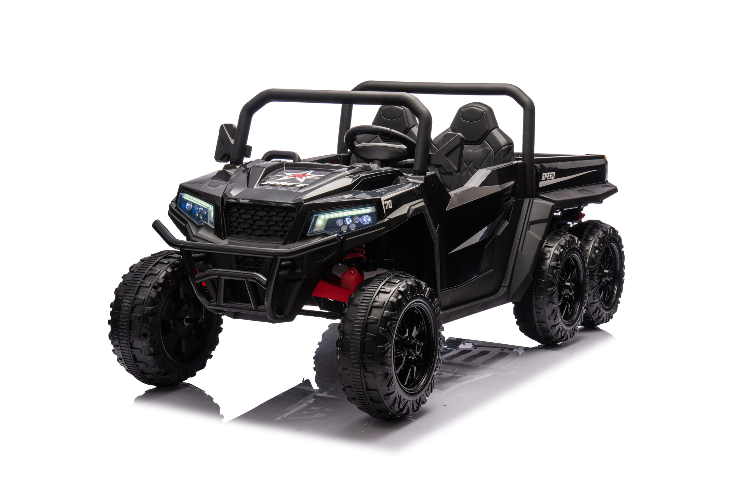 Elektrické autíčko Farmer Truck Ultra 24V14Ah 6x200W černé